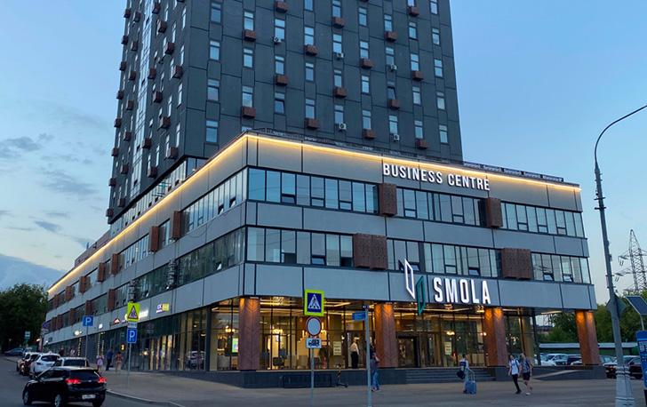 В БЦ Смола завершены работы по реновации