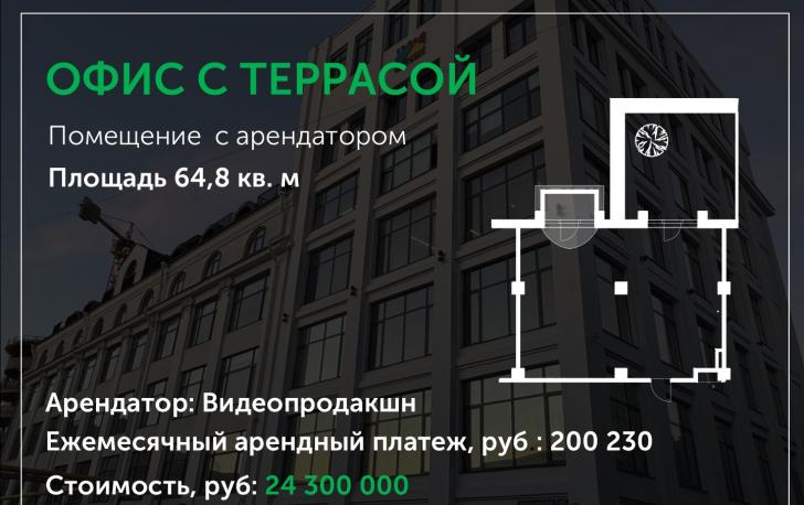 Офис с террасой в МФК Союз